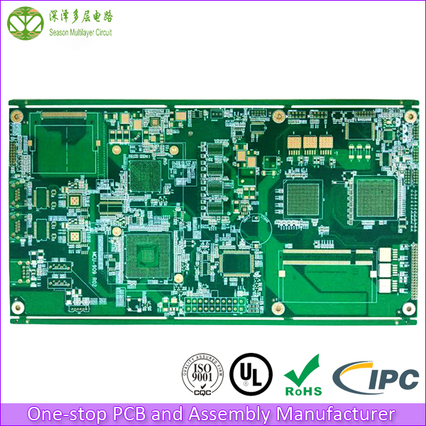 six layer circuit board manufacturing with vias tenting with non-conductive ink