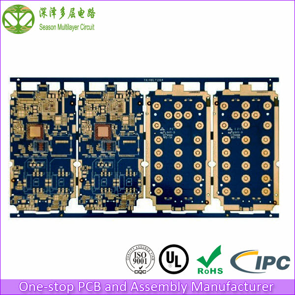 Heavy Copper Circuit Boards with Edge Plating with Gold