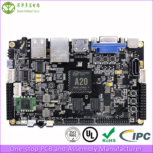 full turnkey class 2 PCB assembly for dual core A20 application